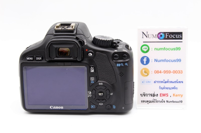 CANON EOS 550D (kissx4) เลนส์ 18-55mm IS หมดประกันแล้วครับ ใช้งานน้อย เมนูภาษาอังกฤษ อุปกรณ์พร้อมกระเป๋า